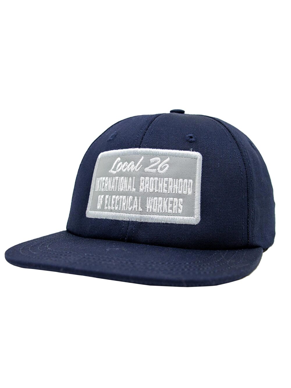 IBEW Hat Patch Hat - Navy - Frontside
